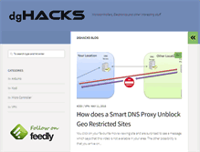 Tablet Screenshot of dghacks.com